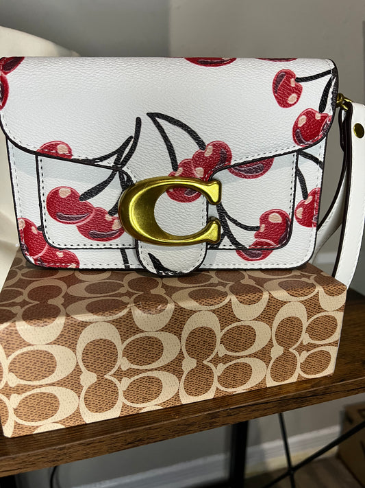White cherry wristlet
