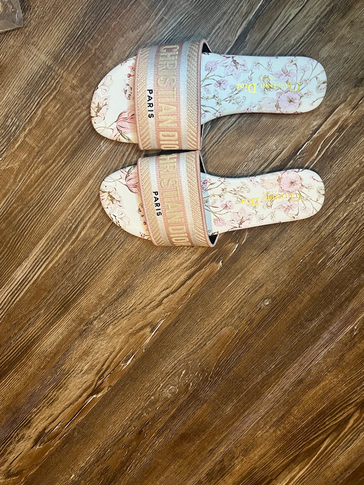 Floral Dior Dway slides (rare)